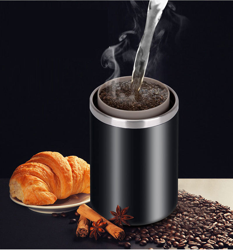 Portable Coffee Maker Grinder Brewing Mobile Machine Travel Cup Filter  Stainless Steel Hand Bean Mill Kitchen Tool Trip Camping